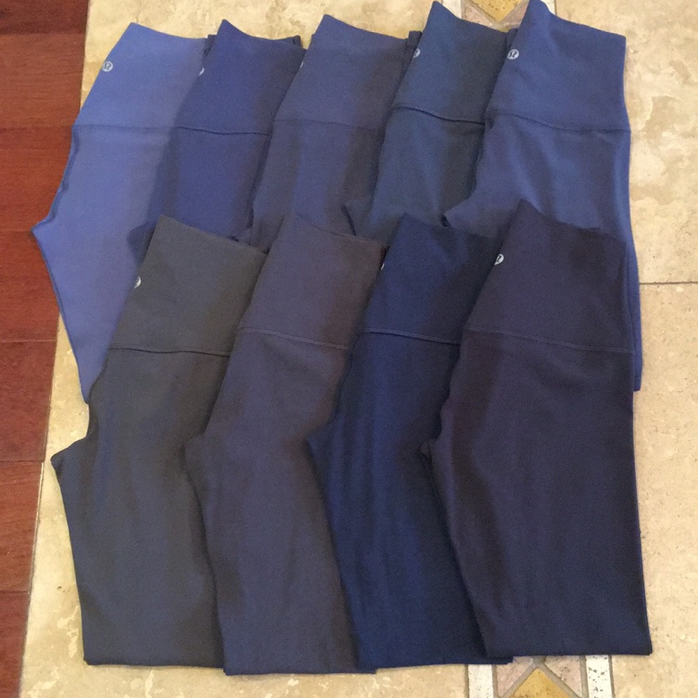 Lululemon align grays and blues